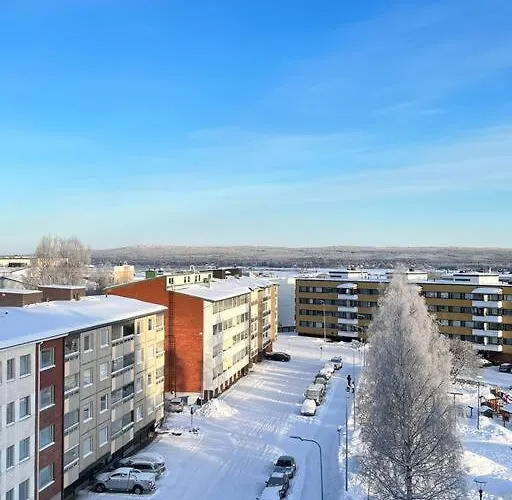 Modern Penthouse With Private Terrace Rovaniemi